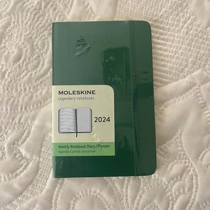 SOLD | Moleskine Classic Pocket Sized Soft Weekly Planner 2024 Myrtle Green
